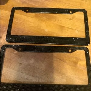 Blinged out licenses plate